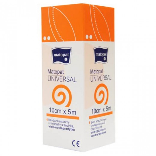 Matopat Universal, opaska elastyczna, 10 cm x 5 m, 1 sztuka