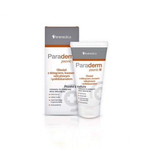 Paramedica Paraderm Psoric N, oleożel z dziegciem, kwasem salicylowym i polidokanolem, 85 g