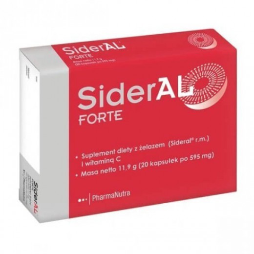 SiderAL Forte, 20 kapsułek