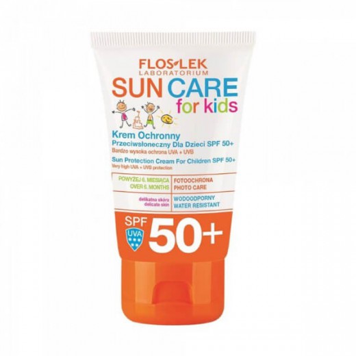 Flos-Lek For Kids, krem ochronny przeciwsłoneczny dla dzieci, SPF50 +, 50 ml