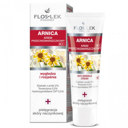 Flos-Lek Arnica, przeciwzmarszczkowy krem arnikowy, 50 ml