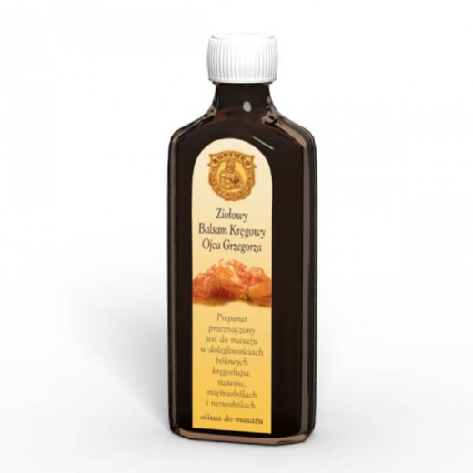 Ziołowy Balsam Kręgowy Ojca Grzegorza, oliwa do masażu, 100 g