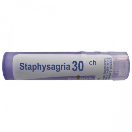 Boiron, Staphysagria 30 CH granulki, 4 g