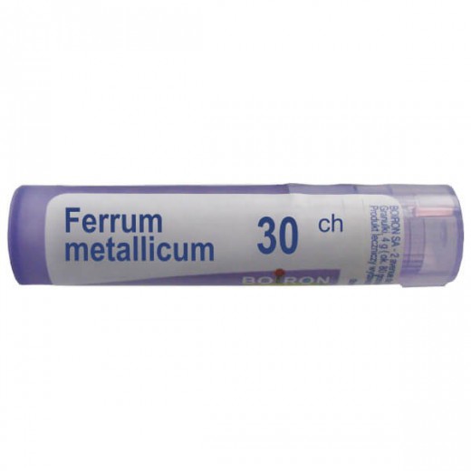 Boiron Ferrum metallicum 30 CH, granulki, 4g