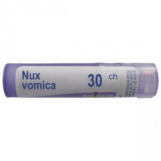Boiron Nux vomica, 30 CH, granulki, 4 g