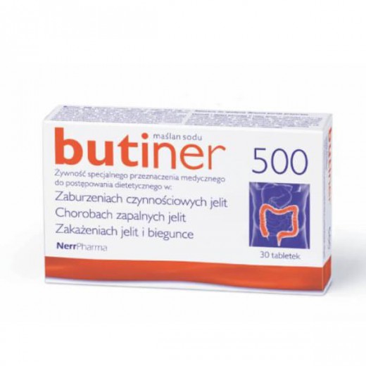 Butiner 500, 30 tabletek dojelitowych