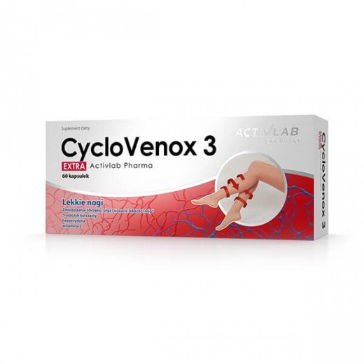 Activlab Pharma CycloVenox 3 Extra, 60 kapsułek
