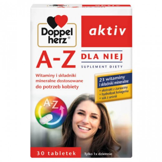 Doppelherz Aktiv, A-Z Dla Niej, 30 tabletek