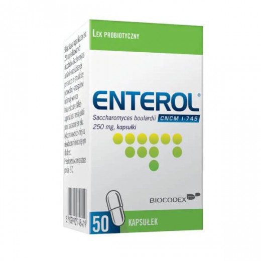 Enterol  250 mg, 50 kapsułek