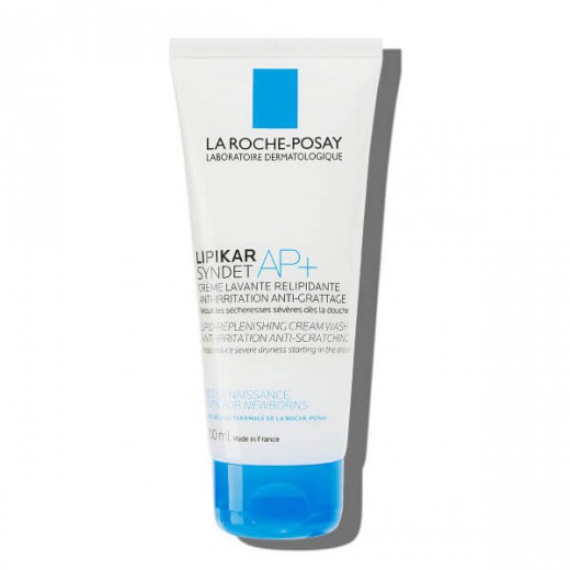 La Roche-Posay Lipikar Syndet AP+, krem myjący do ciała uzupełniający poziom lipidów, od urodzenia, 200 ml