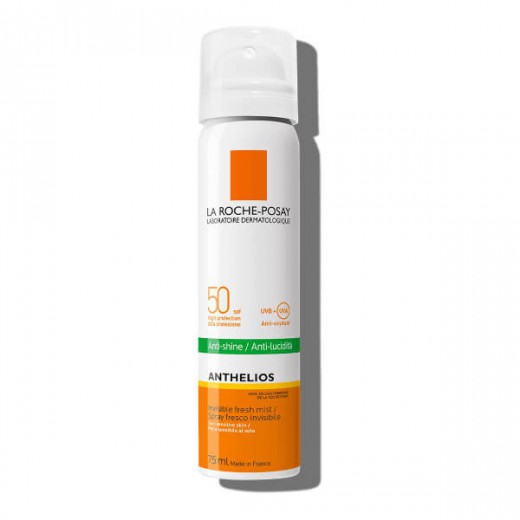 La Roche-Posay Anthelios XL, mgiełka do twarzy przeciw błyszczeniu się skóry , SPF 50, 75 ml