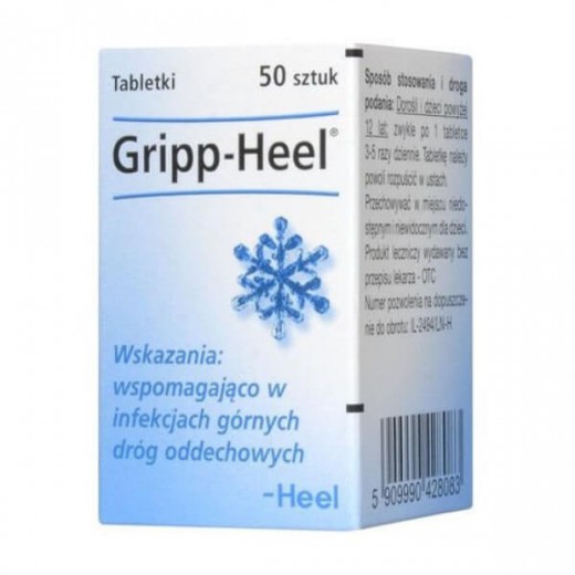 HEEL Gripp-Heel, 50 tabletek