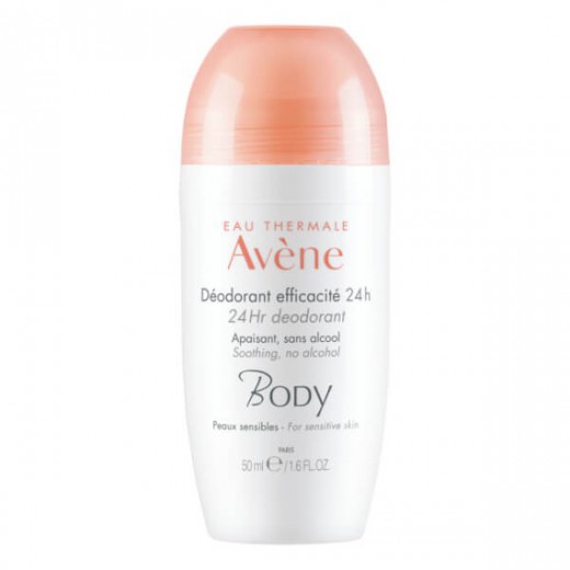 Avene Body, dezodorant 24h, roll-on, 50 ml