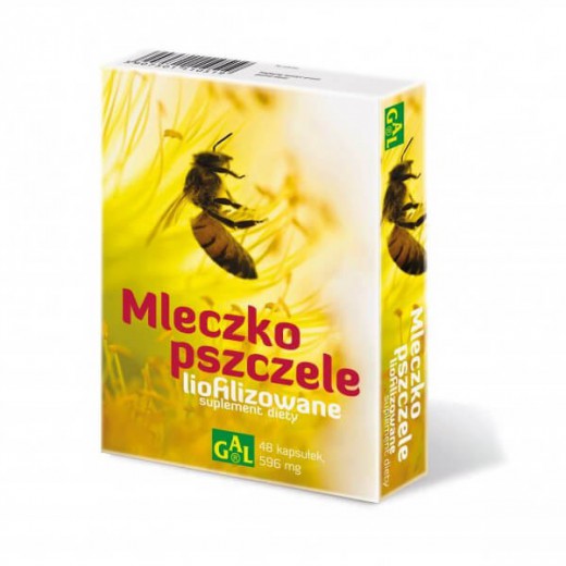 GAL Mleczko pszczele liofilizowane, 48 kapsułek