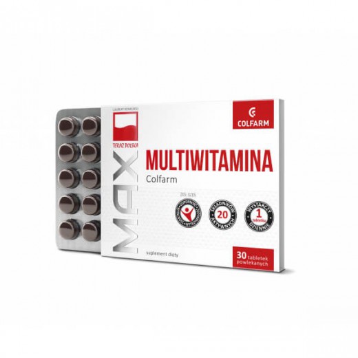 Max Multiwitamina, 30 tabletek powlekanych