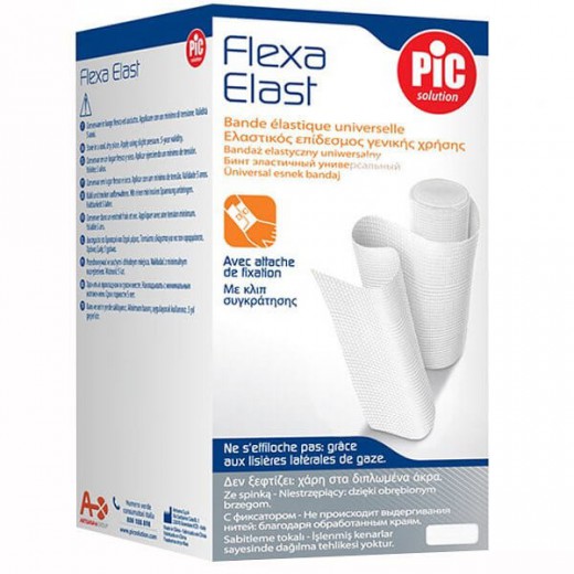 Pic Solution Flexa Elast, bandaż elastyczny, biały, 5 cm x 4,5 m, 1 sztuka