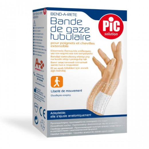 Pic Solution Benda, elastyczna opaska siatkowa na nadgarstki i kostki, 1 sztuka