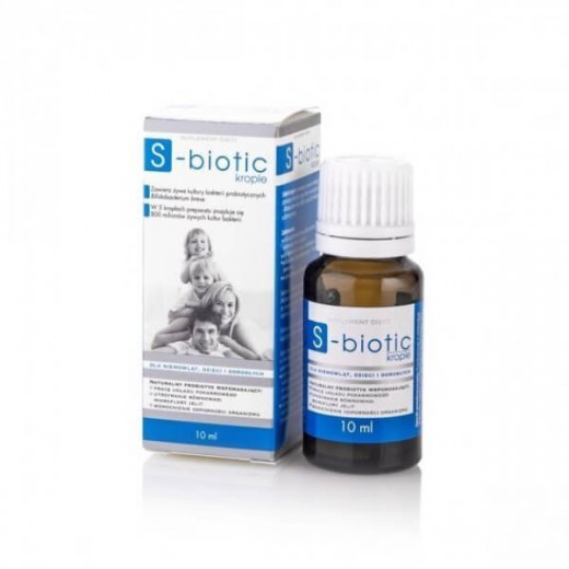S-biotic, krople, 10ml