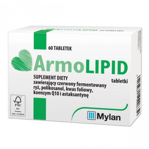 ArmoLipid, na prawidłowy poziom cholesterolu, 60 tabletek