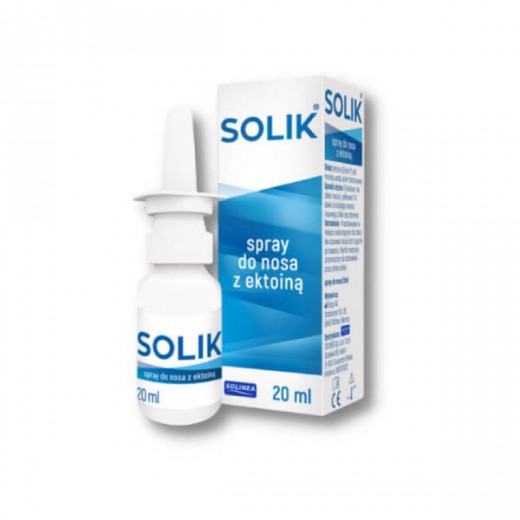 Solik, spray do nosa z ektoiną, 20 ml