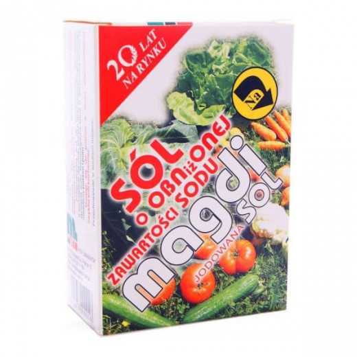 Sól Magdisol niskosodowa jodowana, 500 g
