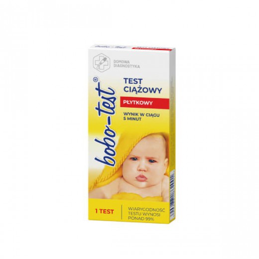 Bobo, test ciążowy, płytkowy, 1 sztuka