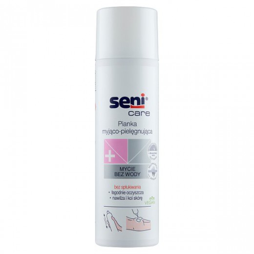Seni Care, pianka myjąco-pielęgnacyjna do ciała, bez użycia wody, 500 ml