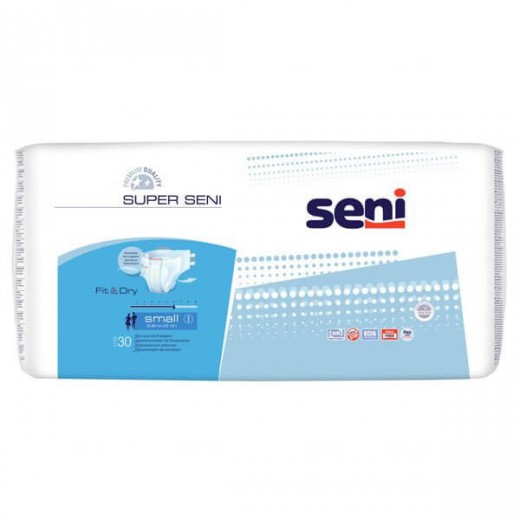 Super Seni, pieluchomajtki, Small, 30 sztuk