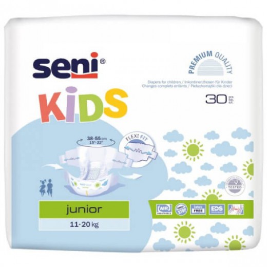 Seni Kids, pieluchy, Junior, 11-20 kg, 30 sztuk