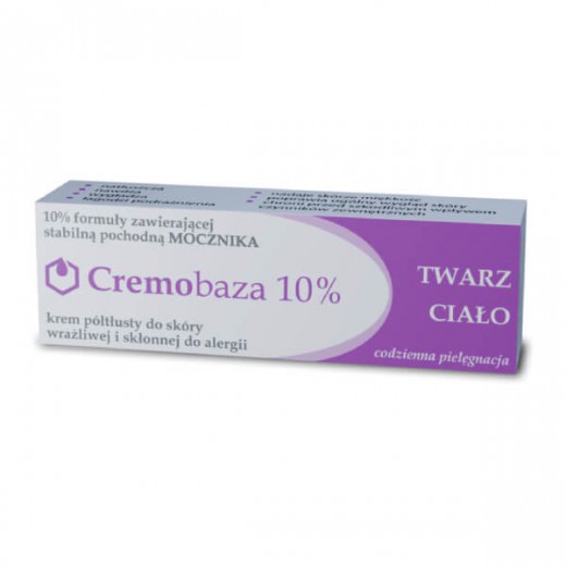Cremobaza 10%, krem półtłusty do skóry wrażliwej i skłonnej do alergii, 30 g