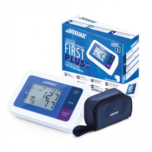 Novama First Plus, automatyczny ciśnieniomierz naramienny, 1 sztuka