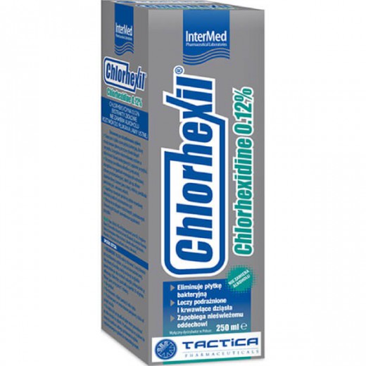 CHLORHEXIL, płyn do płukania jamy ustnej, 250 ml