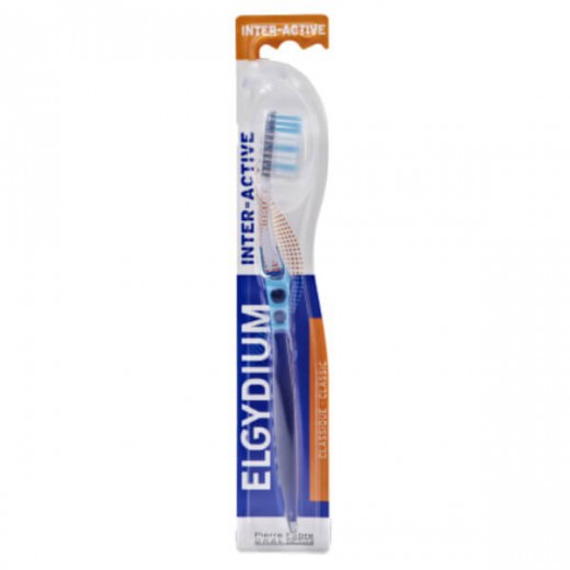 Elgydium Inter-Active Soft, Szczoteczka do zębów, 1 sztuka