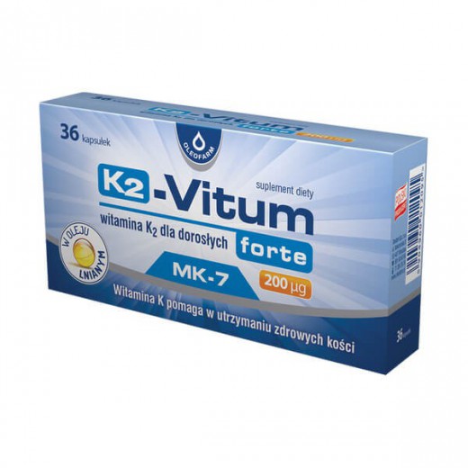 K2-Vitum forte 75 μg, 36 kapsułek