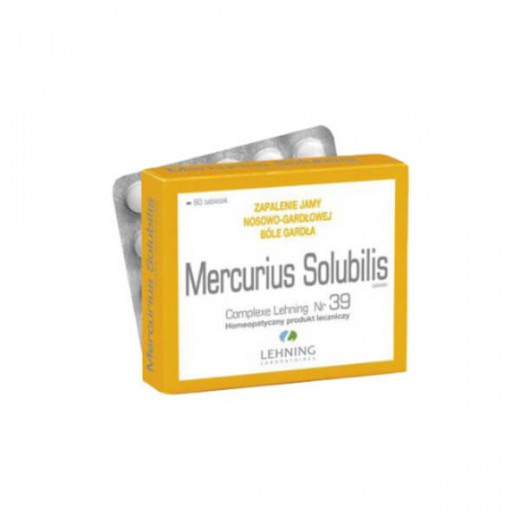 Mercurius Solubilis Complexe Nr 39, 80 tabletek