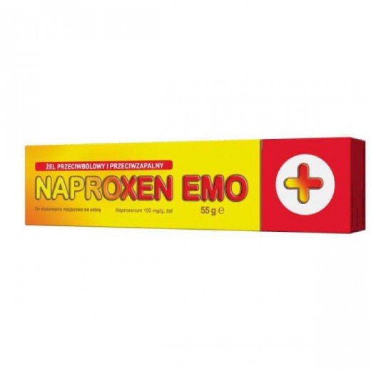 NaProxen Emo 100 mg/ g, żel 10%, 55 g