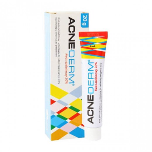 Acne-Derm, krem przeciwtrądzikowy, kwas azelainowy 20%, 20g