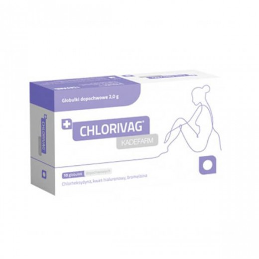 Chlorivag, globulki dopochwowe, 10 sztuk