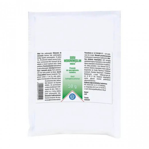 Sodu wodorowęglan Hasco, 50g