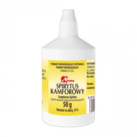 Spirytus kamforowy, płyn na skórę, Avena, 50 g