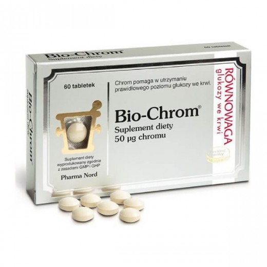 Pharma Nord Bio-Chrom, chrom 50 μg, 60 tabletek