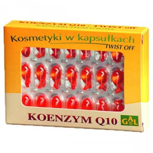 GAL, koenzym Q-10, kosmetyk w kapsułkach, 48 kapsułek twist-off