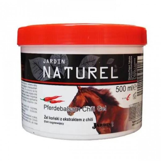 Jardin Naturel, żel koński z ekstraktem z chili, 500 ml