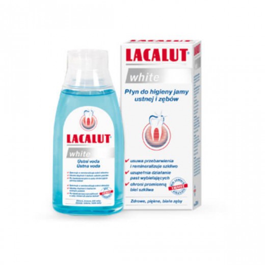 Lacalut White, płyn do płukania jamy ustnej, 300 ml