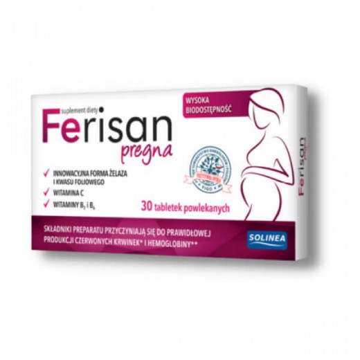 Ferisan Pregna, 30 tabletek powlekanych