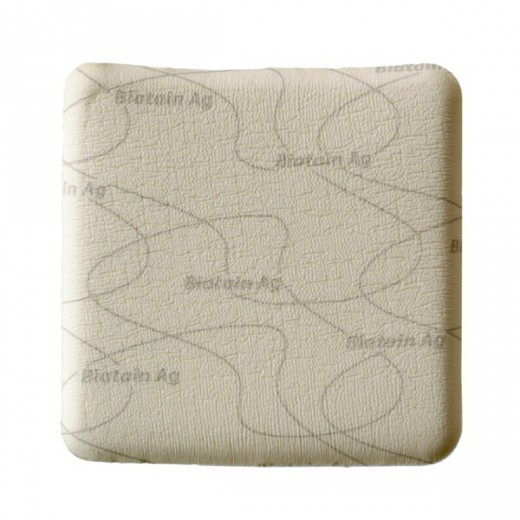 Biatain Alginate Ag (Wysokochłonny opatrunek alginianowy ze srebrem), 15x15cm, nieprzylepny, 1 sztuka