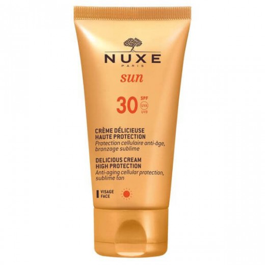 Nuxe Sun, zachwycający krem do opalania twarzy SPF 30, 50 ml