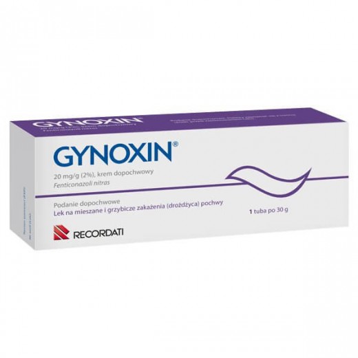Gynoxin, 20 mg/g (2%), krem dopochwowy, 30 g (import równoległy Delfarma)