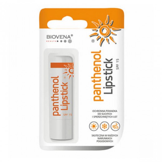 Panthenol Lipstick, pomadka ochronna do suchych i spierzchniętych ust, SPF 15, 4,5g