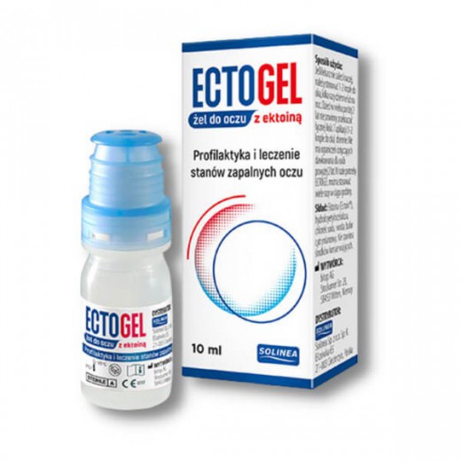 Ectogel, żel do oczu z ektoiną, 10 ml